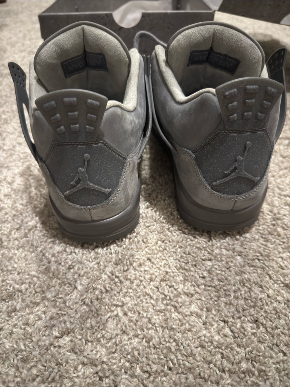 Jordan Retro 4 Men’s Sneakers - Grey Sz 8.5 - Picture 4 of 6